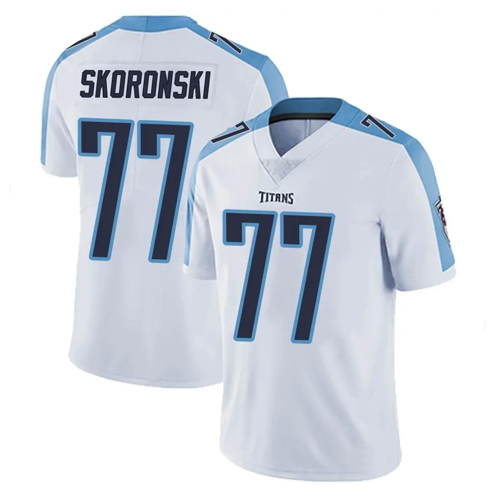 T.Titans #77 Peter Skoronski Player White Limited Vapor Untouchable Home Game BALCE Stitched Jerseys