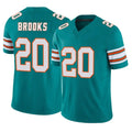 M.Dolphins #20 Jordyn Brooks Player Aqua Limited Alternate Vapor F.U.S.E. Home Game BALCE Stitched Jerseys