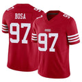 SF.49ers #97 Nick Bosa Player Red Limited Vapor F.U.S.E. Home Game BALCE Stitched Jerseys
