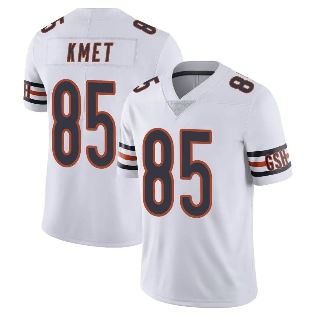 C.Bears #85 Cole Kmet Player White Vapor Untouchable Limited Home Game BALCE Stitched Jerseys