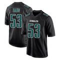 P.Eagles #53 Zack Baun Player Carbon Black Fashion Home Game BALCE Stitched Jerseys