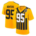 P.Steelers #95 Keeanu Benton Player Gold Limited 1933 Throwback Home Game BALCE Stitched Jerseys