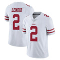 SF.49ers #2 Deommodore Lenoir Player White Limited Vapor Untouchable Home Game BALCE Stitched Jerseys