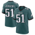 P.Eagles #51 Cam Jurgens Player Green Home Game BALCE Stitched Jerseys
