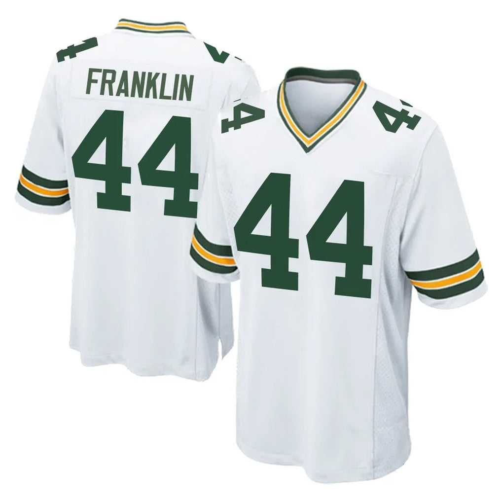 GB.Packers #44 Zaire Franklin Player White Home Game BALCE Stitched Jerseys