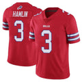 B.Bills #3 Damar Hamlin Player Red Vapor Untouchable Limited BALCE Stitched Jerseys