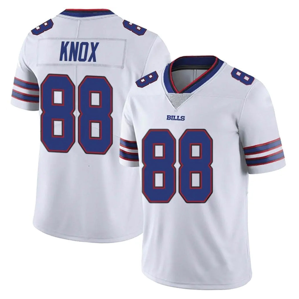 B.Bills #88 Dawson Knox Player White Vapor Untouchable Limited BALCE Stitched Jerseys