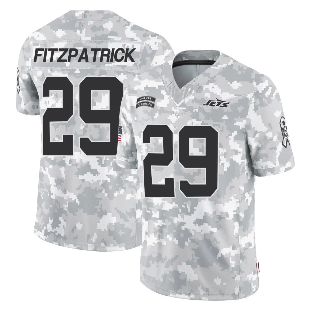 NY.Jets #29 Minkah Fitzpatrick Player Arctic Camo Salute to Service Limited Game BALCE Stitched Jerseys