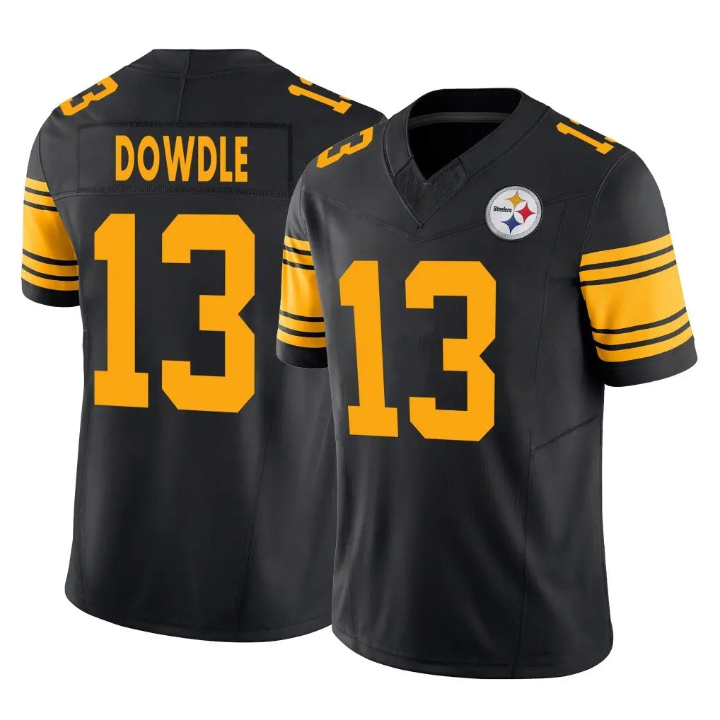 P.Steelers #13 Rico Dowdle Player Black Limited 2nd Alternate Vapor F.U.S.E. Home Game BALCE Stitched Jerseys