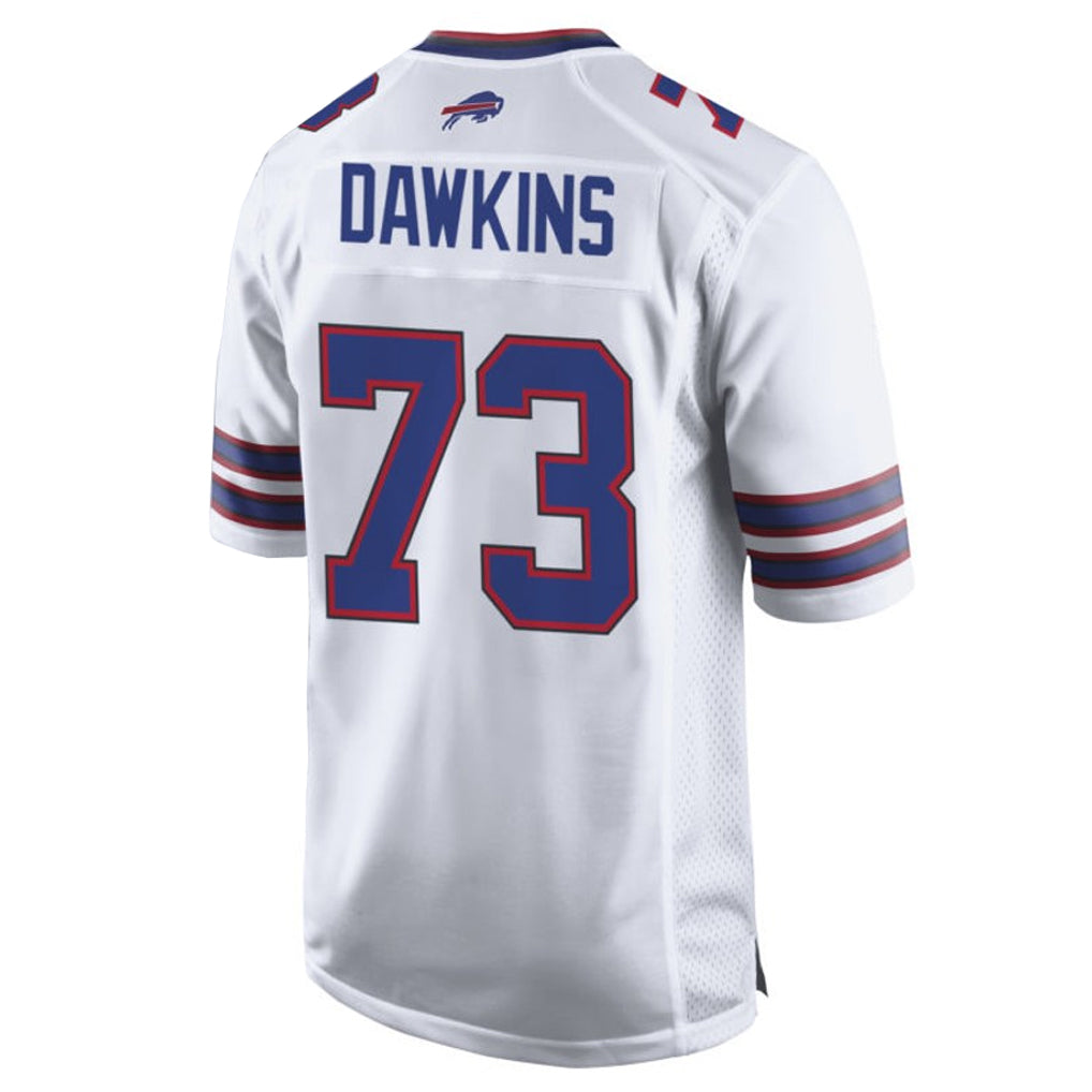 B.Bills #73 Dion Dawkins Player White Home Game BALCE Stitched Jerseys