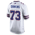 B.Bills #73 Dion Dawkins Player White Home Game BALCE Stitched Jerseys