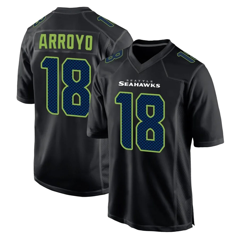 S.Seahawks #18 Elijah Arroyo Player Black Limited Fashion Home Game BALCE Stitched Jerseys