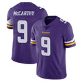 M.Vikings #9 J.J. McCarthy Player Purple Limited Vapor Untouchable Home Game BALCE Stitched Jerseys