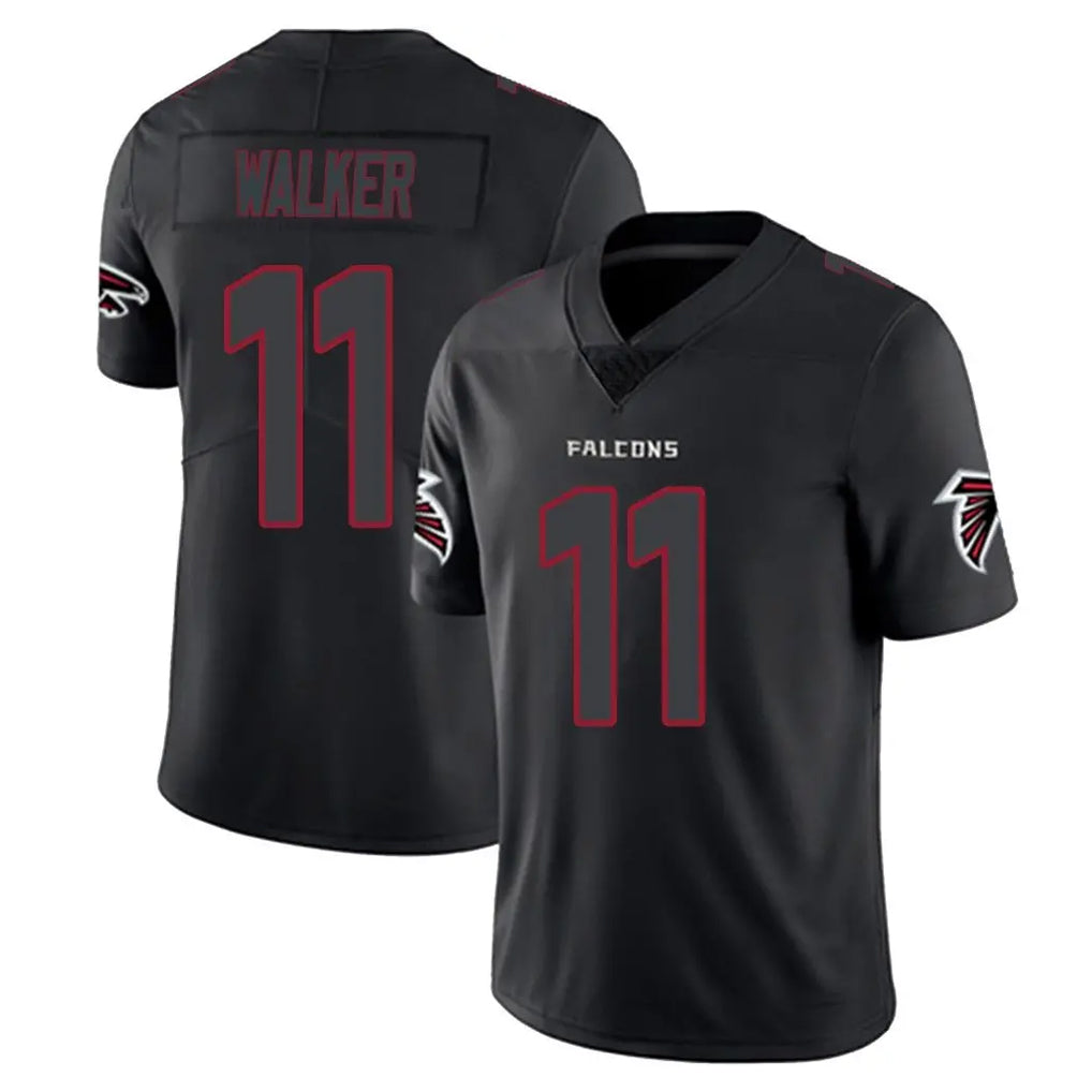 A.Falcons #11 Jalon Walker Player Black Impact Limited Game BALCE Stitched Jerseys