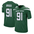 NY.Jets #91 Jowon Briggs Player Green Home Game BALCE Stitched Jerseys