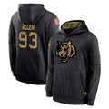 C.Bengals #93 Jonathan Allen Player Black Salute to Service Pullover Hoodies Limited BALCE Stitched Jerseys