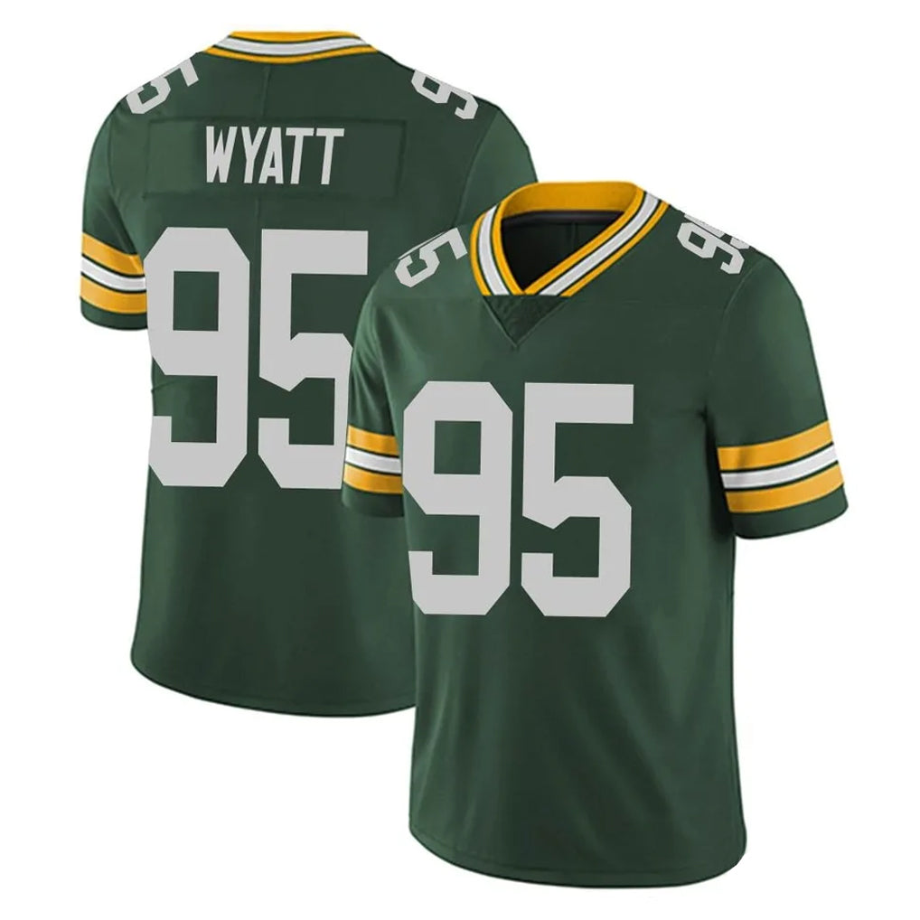 GB.Packers #95 Devonte Wyatt Player Green Vapor Untouchable Limited Home Game BALCE Stitched Jerseys