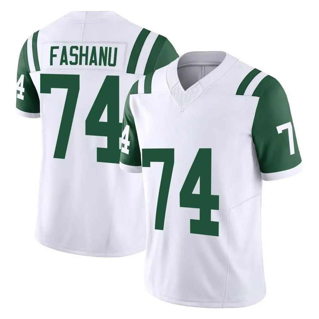 NY.Jets #74 Olu Fashanu Player White Limited Classic Vapor F.U.S.E. Home Game BALCE Stitched Jerseys