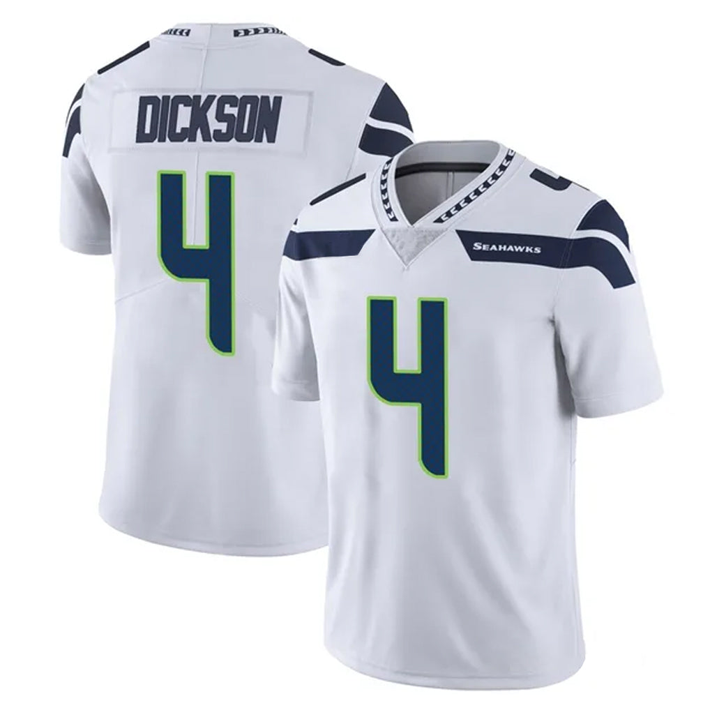S.Seahawks #4 Michael Dickson Player White Limited Vapor Untouchable Home Game BALCE Stitched Jerseys