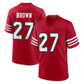 SF.49ers #27 Ji'Ayir Brown Player Red Limited Alternate Home Game BALCE Stitched Jerseys