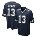 D.Cowboys #13 Caleb Downs Player Navy Home Game BALCE Stitched Jerseys