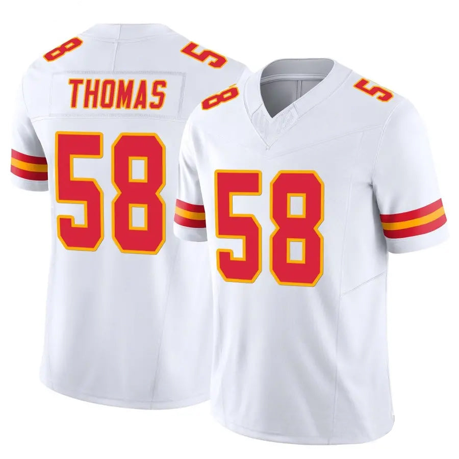 KC.Chiefs #58 Derrick Thomas Player White Vapor F.U.S.E. Limited BALCE Stitched Jerseys