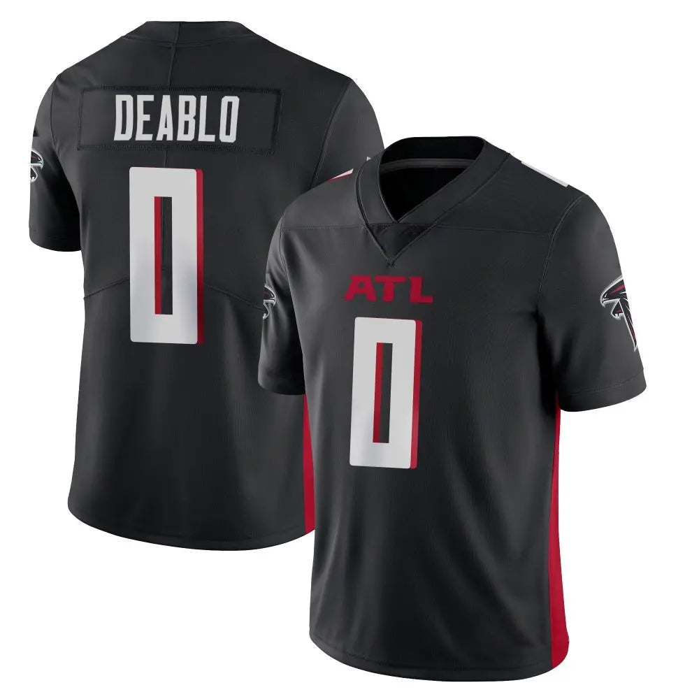 A.Falcons #0 Divine Deablo Player Black Vapor Limited Home Game BALCE Stitched Jerseys