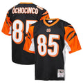 C.Bengals #85 Chad Johnson Player Black Mitchell & Ness Replica BALCE Stitched Jerseys