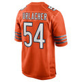 C.Bears #54 Brian Urlacher Player Orange Home Game BALCE Stitched Jerseys