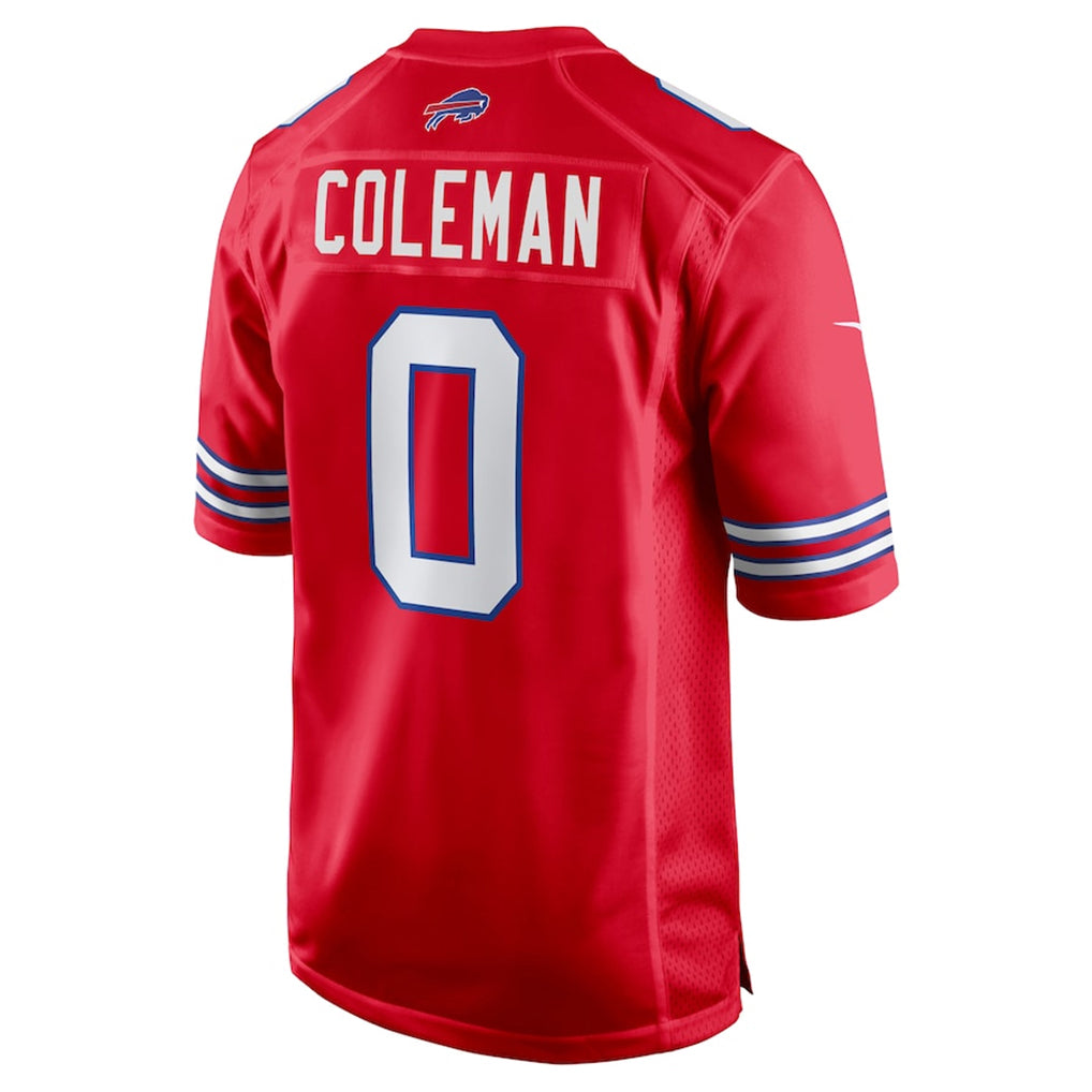 B.Bills #0 Keon Coleman Player Red Home Game BALCE Stitched Jerseys