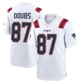 NE.Patriots #87 Romeo Doubs Player White Home Game BALCE Stitched Jerseys