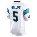 C.Panthers #5 Jaelan Phillips Player White Game BALCE Stitched Jerseys