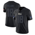 NE.Patriots #18 Kyle Williams Player Black Impact LImited Home Game BALCE Stitched Jerseys