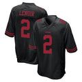 SF.49ers #2 Deommodore Lenoir Player Black Alternate Home Game BALCE Stitched Jerseys