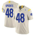 LA.Rams #48 Omar Speights Player Bone Limited Vapor Home Game BALCE Stitched Jerseys