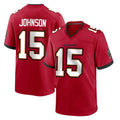 TB.Buccaneers #15 Tez Johnson Player Red Home Game BALCE Stitched Jerseys