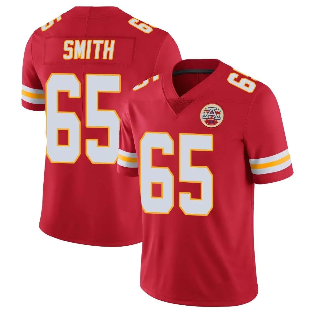KC.Chiefs #65 Trey Smithy Player Red Limited Vapor Untouchable Home Game BALCE Stitched Jerseys