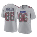 B.Bills #86 Dalton Kincaid Player Gray Fashion Home Game BALCE Stitched Jerseys