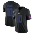 B.Bills #10 Khalil Shakir Player Black Impact Limited Game BALCE Stitched Jerseys