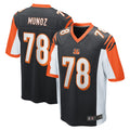 C.Bengals #78 Anthony Munoz Player Black Alternate Home Game BALCE Stitched Jerseys