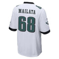 P.Eagles #68 Jordan Mailata Player White Home Game BALCE Stitched Jerseys