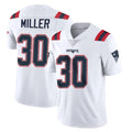 NE.Patriots #30 Jam Miller Player White Vapor Untouchable Home Game BALCE Stitched Jerseys