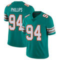 M.Dolphins #94 Jordan Phillips Player Aqua Limited Alternate Vapor Untouchable Home Game BALCE Stitched Jerseys