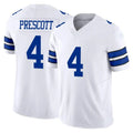 D.Cowboys #4 Dak Prescott Player White Limited Vapor F.U.S.E. Home Game BALCE Stitched Jerseys