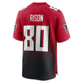A.Falcons #80 Andre Rison Player Red Home Game BALCE Stitched Jerseys