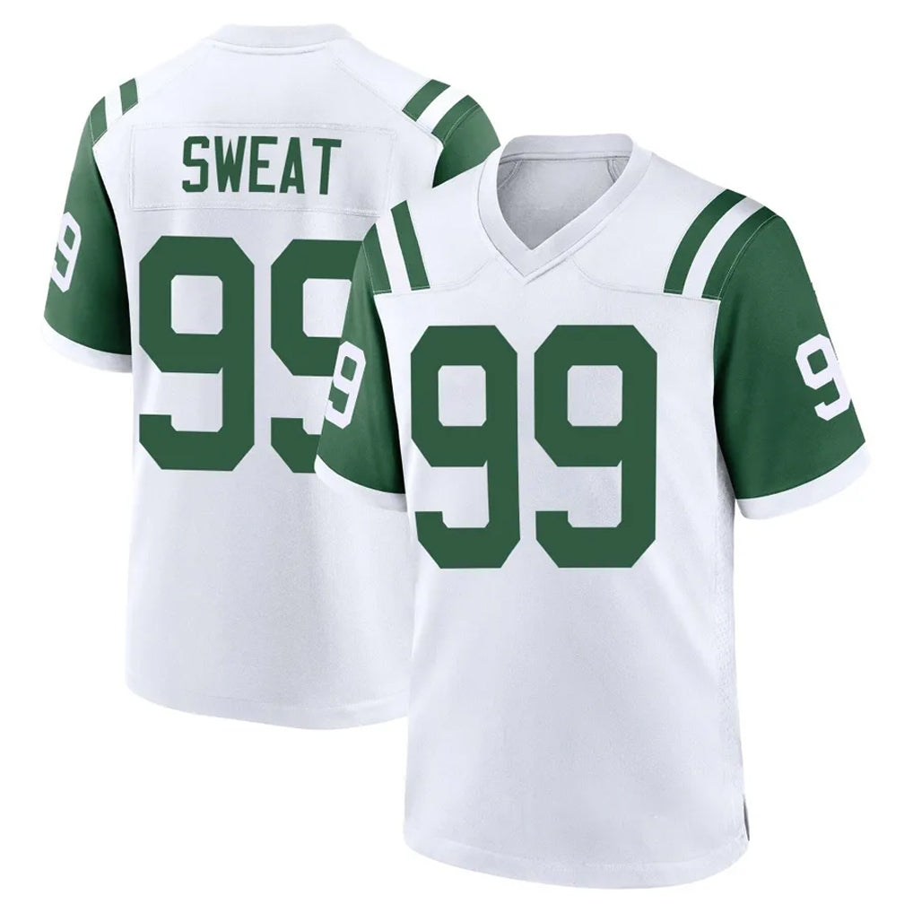 NY.Jets #99 T'Vondre Sweat Player White Classic Home Game BALCE Stitched Jerseys