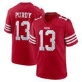 SF.49ers #13 Brock Purdy Player Red Game Home BALCE Stitched Jerseys
