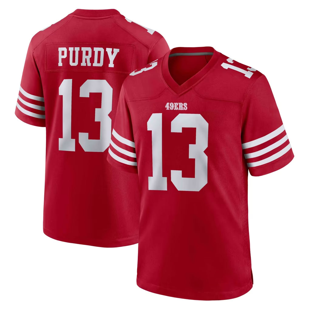 SF.49ers #13 Brock Purdy Player Red Game Home BALCE Stitched Jerseys