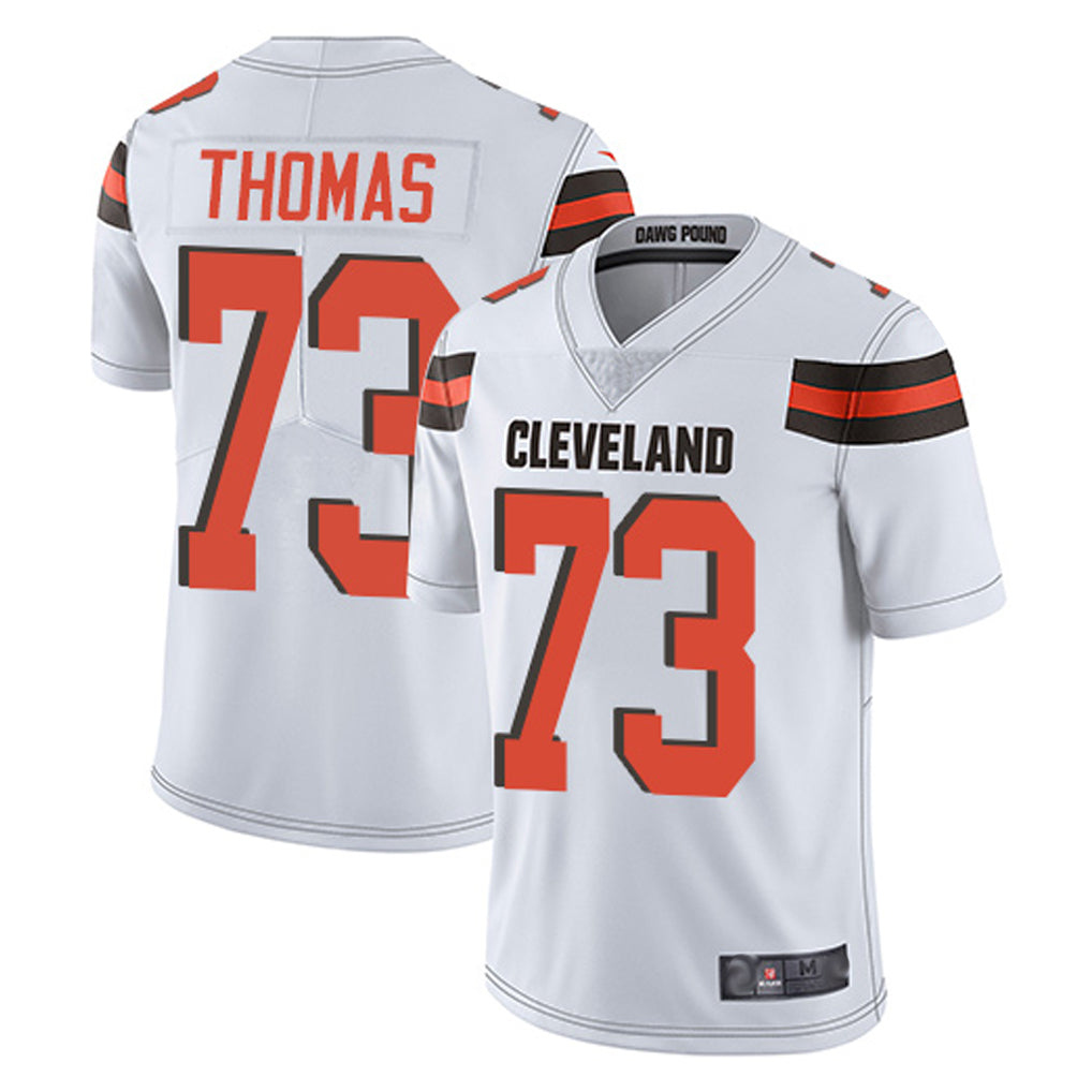 C.Browns #73 Joe Thomas Player White Vapor Limited Home Game BALCE Stitched Jerseys
