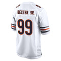 C.Bears #99 Gervon Dexter Sr. Player White Home Game BALCE Stitched Jerseys